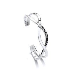 Cavendish French Silver Twist Bangle 2569