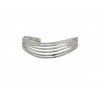 Cavendish French Silver Six Split Bangle 2701