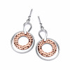 Cavendish French Sterling Silver and Copper Astral Earrings 5697