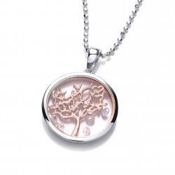 Cavendish French Silver Celestial Tree of Life Design Pendant Chain 6428