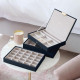 Stackers Navy Pebble Classic Jewellery Box Set of 3 75997