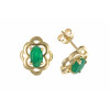 9ct Emerald Stud Earrings AP6644