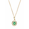 9ct Gold Emerald Pendant AT0038