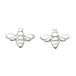 Silver Bee Stud Earrings E5421