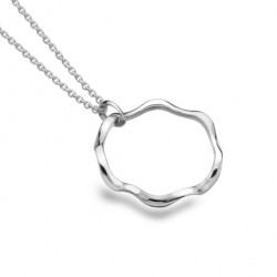 Sea Gems Silver Pendant and Chain P1032