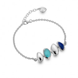 Sea Gems Silver Pebble Bracelet P1342TQL