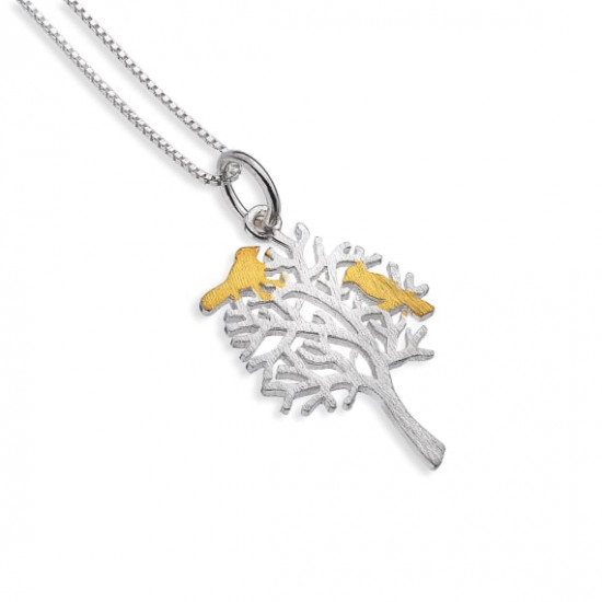 Sea Gems Silver Tree Pendant and Chain P2831