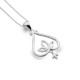 Sea Gems Silver Lotus Bell Pendant and Chain P3745