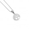 Sea Gems Silver Tree of Life Pendant and Chain P3824