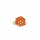 Pre Owned 9ct Orange Gem Stone Ring ZK513