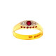 Pre Owned 22ct Ruby and Diamond Ring ZM170