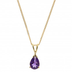 9ct Amethyst Pendant and Chain AT0940