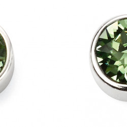 Birthstone Silver Studs August E5564