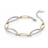 Fiorelli Silver Two Tone Bracelet B4389C