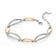 Fiorelli Silver Two Tone Bracelet B4389C