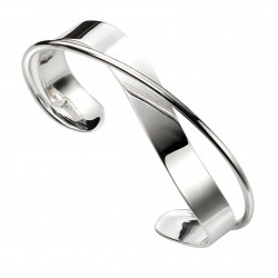 Silver Wrap Bangle B5183