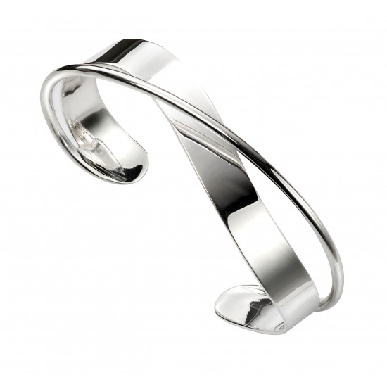 Silver Wrap Bangle B5183