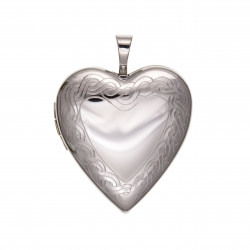 Silver Heart Locket BU0552