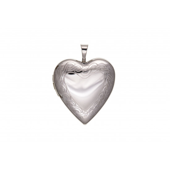 Silver Heart Locket BU0552