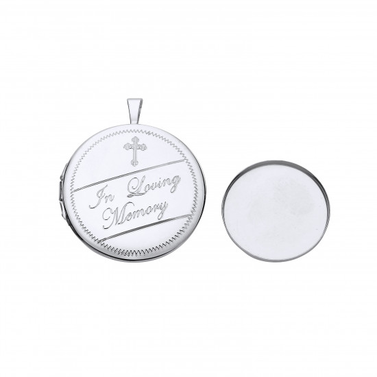 SIlver Cramation Locket BU9068