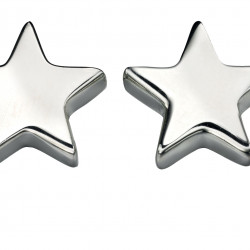 Silver Star Stud Earrings E4620