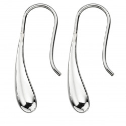 Silver Long Drop Earrings E4637