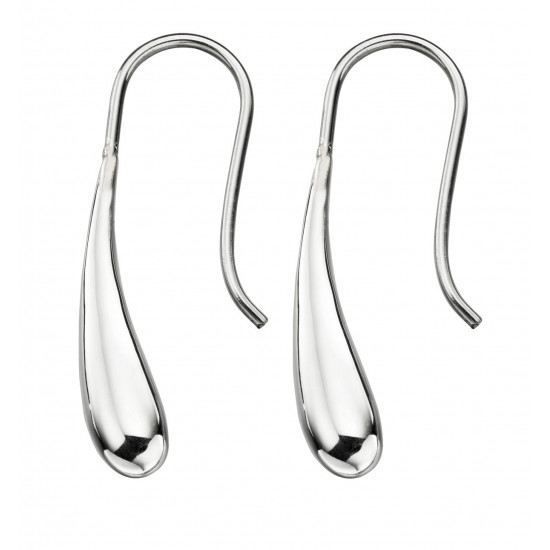 Silver Long Drop Earrings E4637