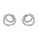  Fiorelli Silver Spiral design earrings E5644C