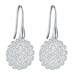 Silver Filigree Hook Earrings E5921