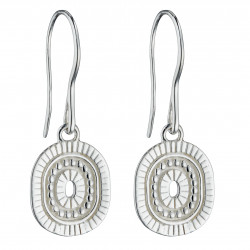 Silver Bali Style Drop Earrings E5935