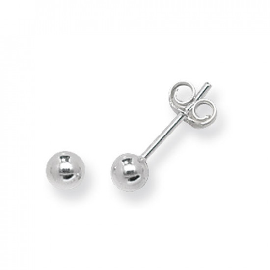 Silver 4mm Ball Studs G5511