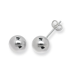 Silver 8mm Ball Studs G5515