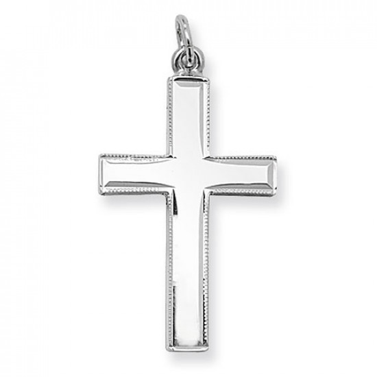 Silver Large Cross G6628