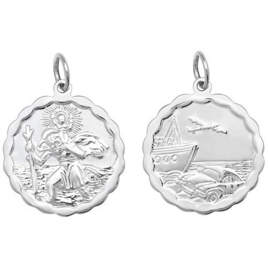 Silver St Christopher G6781