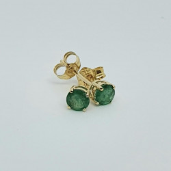 9ct Emerald Stud Earrings GE1107EM