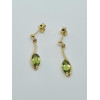 9ct Peridot drop Earrings GE1155PD