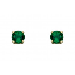 Birthstone 9ct Gold May Stud Earrings GE2330