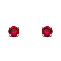 Birthstone 9ct Gold July Birthstone Stud Earrings GE2332