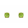 Birthstone 9ct Gold August Stud Earrings GE2333