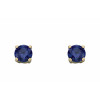 Birthstone 9ct Gold September Stud Earrings GE2334