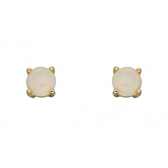 Birthstone 9ct Gold October Stud Earrings GE2335