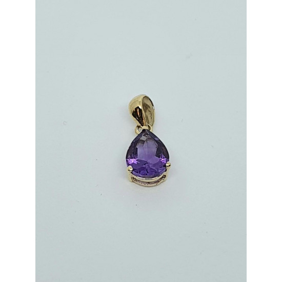 9ct Gold amethyst Pendant GP1136AM