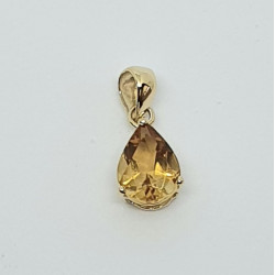 9ct Gold Citrine Pendant GP1136CT