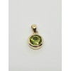 9ct Peridot Round Pendant GP1142PD