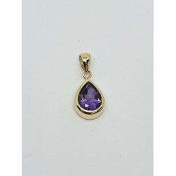 9ct Gold Amethyst Pendant GP1148AM