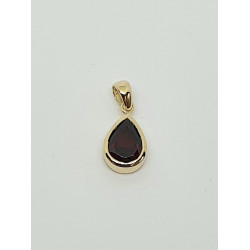 9ct Gold Garnet Pendant GP1148GA