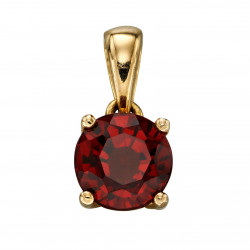 Birthstone 9ct  Gold January Pendant GP2189