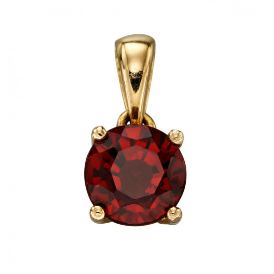 Birthstone 9ct  Gold January Pendant GP2189