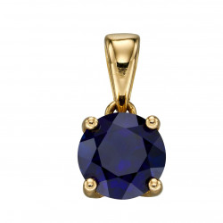 Birthstone 9ct Gold September Pendant GP2196