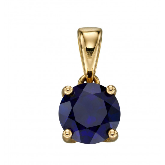 Birthstone 9ct Gold September Pendant GP2196